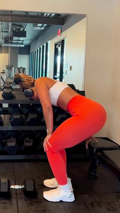 Keeping her body fit