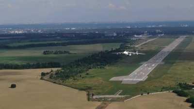 An-225 flying out from Kiev