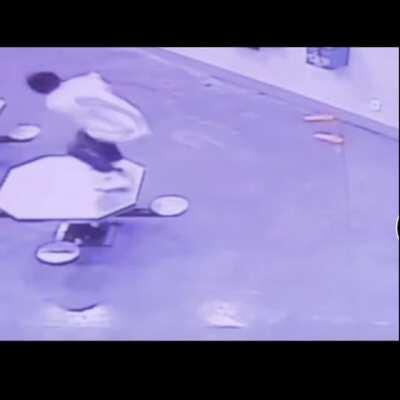 Prisoner decides to do a backflip escape from the guards