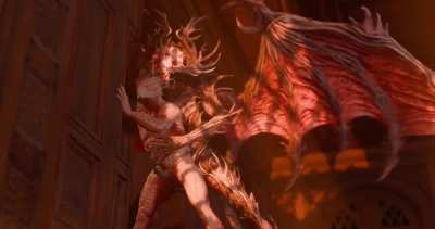 Dark Urge stealing the crown from Raphael didn't quite go as planned (BeePyromancer)