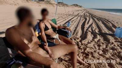 Giving my boyfriend a real treat with the most stunning view. [gif]