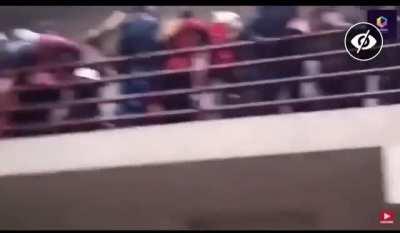 This is a crazy video. Rail breaks.