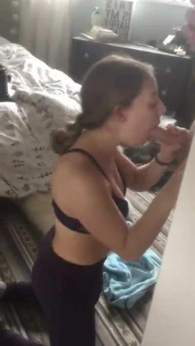 Cute college cumslut