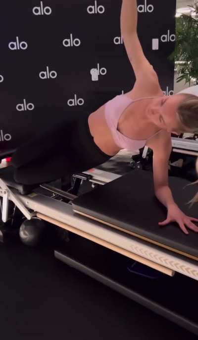 The alo tradeoff is her ass gets smaller but she posts videos like this