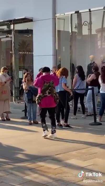 I saw you guys liked that one guy dancing on a table so I present a guy dancing and actively bothering people!