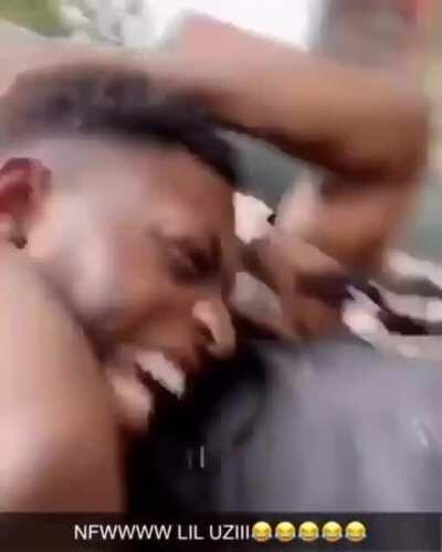 A Fan encounters Lil Uzi Vert and gets RKOd