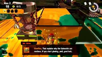 I've never experienced more fear in a Salmon Run game than I have in this clip