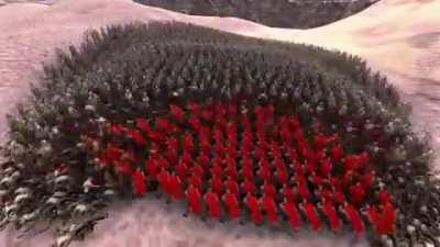 Spartans vs 8000 Zombies