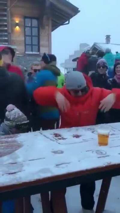 Gotta stay warm somehow.