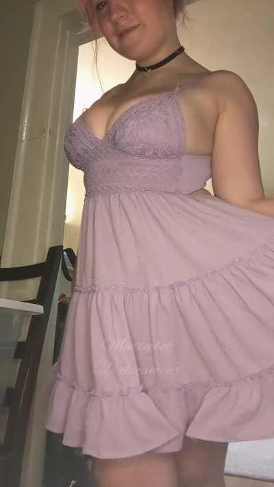 I'm spilling out of the sides of my dress