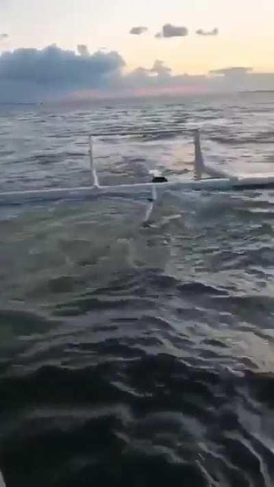 First the farmers towed tanks. Now the fishermen are towing drones.