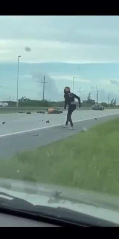 Let me floor it and nearly kill myself trying to race a Porsche