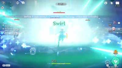 Kazuha Floor 11 Damage Showca-