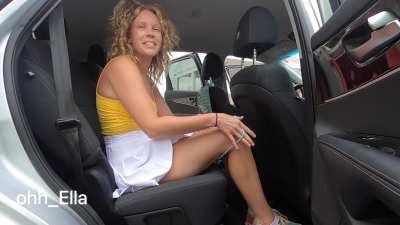 Being naughty at the car wash!