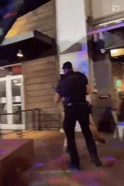 He got ragdolled out of there.