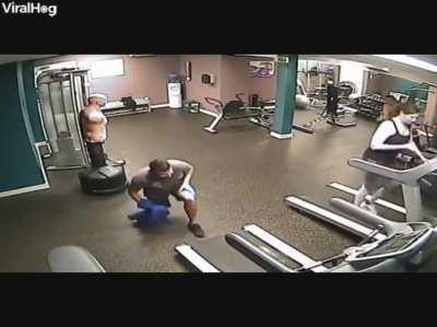 You know this was he last time at this gym.