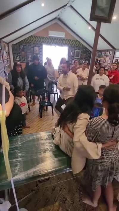 Ceremony in NZ for Moko Kauae