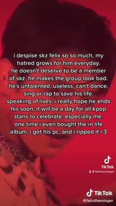 crazy kpop stan wishes kpop idol would die