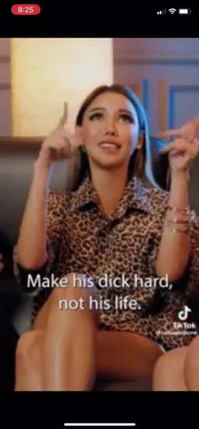 She turns my penis into a telescope.