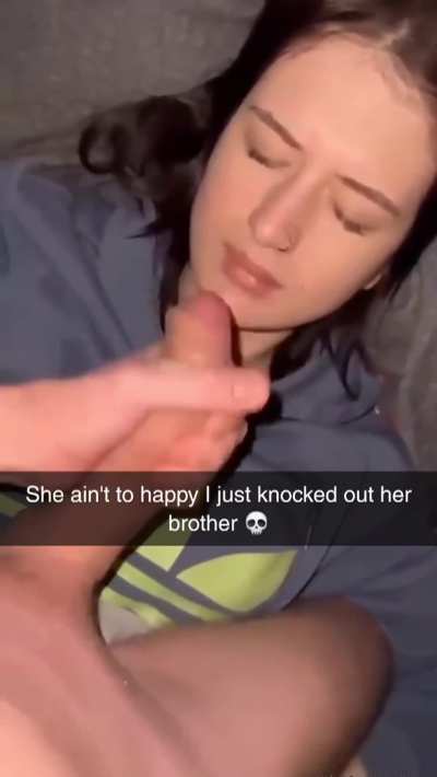 Your Sister Was Pissed At Your Bully So She Gave Him An Unenthusiastic Handjob. That Will Show Him