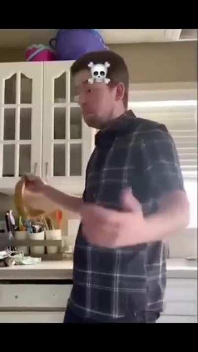 When the kids don’t want to eat brown bananas