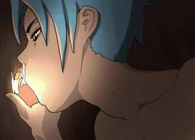 two dick hentai gloryhole blowjob