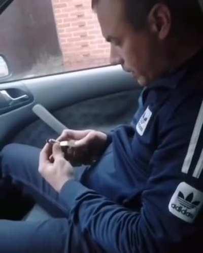 Accidentally unpinned a hand grenade inside the car