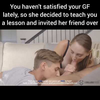 She taught you a good lesson