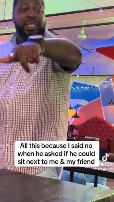 This Guy Couldn’t Take No for an Answer at the Bar