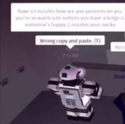 Me when I use copy and pastes: