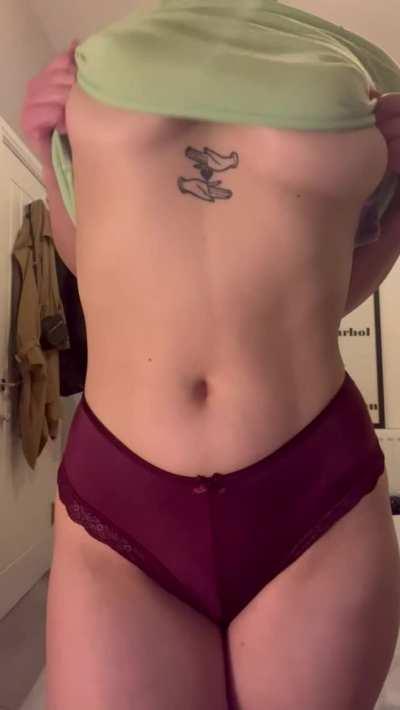 in this house we love titty Tuesday (f)