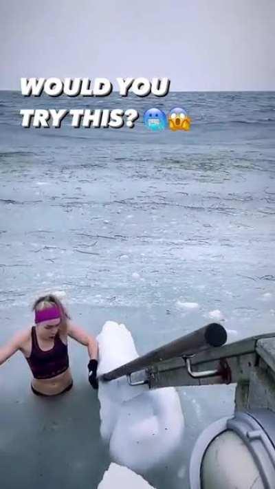 Wow look how cold that is