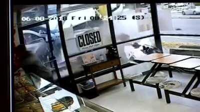 Near miss with a drunk driver