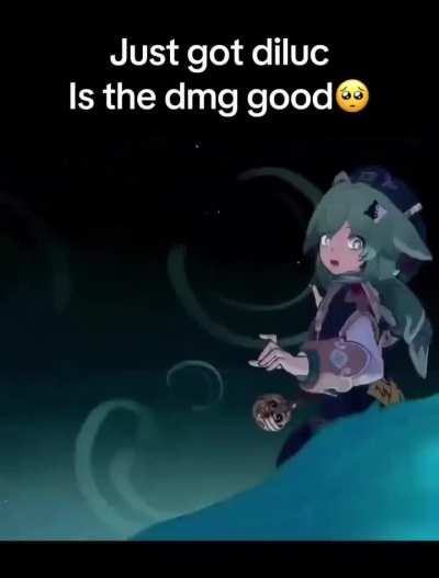 Straight up Diluc slander on my fyp
