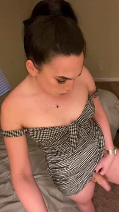 Slide your hand up my dress.