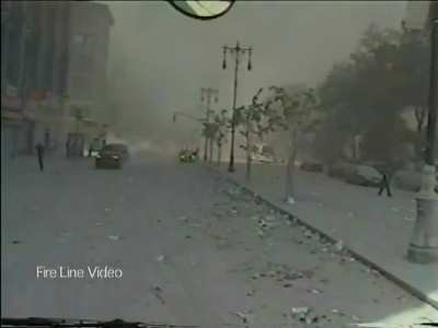North Tower Collapse and Aftermath, FDNY Radio - Fire Line Video