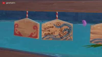 Kazuha Mains in Inazuma be like...