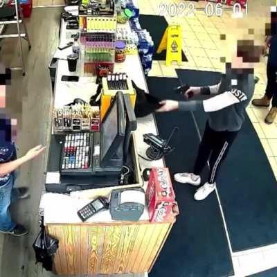 12 year old boy robs store at gunpoint
