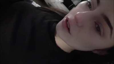 Little sister fingered while reading