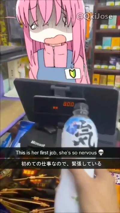 THIS CLERK IS SO AWKWARD LMAOOOO