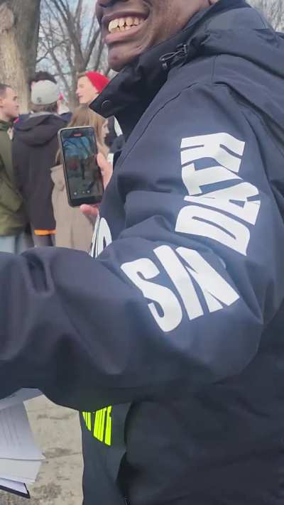 Main character at Pro-life March