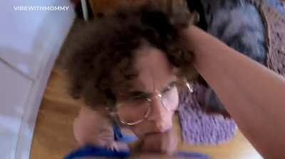 The son had been fantasizing about his MILF mom for weeks. He had seen her on OnlyFans and knew he wanted to role play with her. He had been dreaming of her big dick face fucking him and he was determined to make it happ