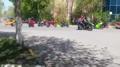 Chill biker parade