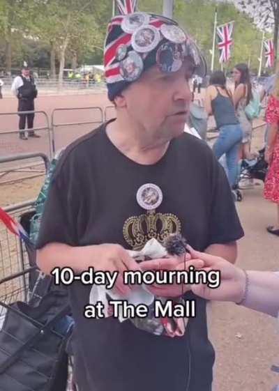 This is the living embodiment of what’s inside every single royalist.