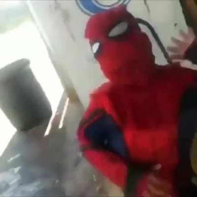 Unc meets his favorite Avenger