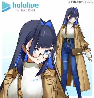 Kronii's new outfit Live2D brought to us by Keffiy!