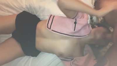 she said it was her first time giving a blowjob…