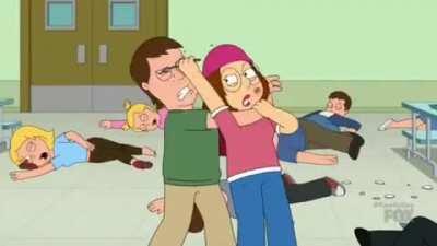 Youngblood, but it's Family Guy and with Terror-Billy in the background (and I hope nobody has already done this meme)