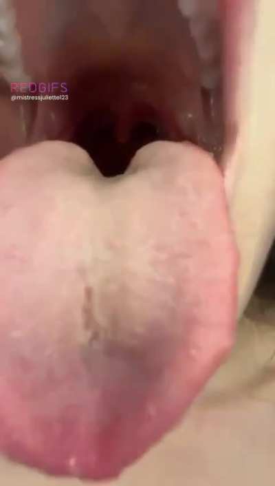 I'm waiting for you with my mouth wide open