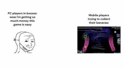 PC players vs Mobile players